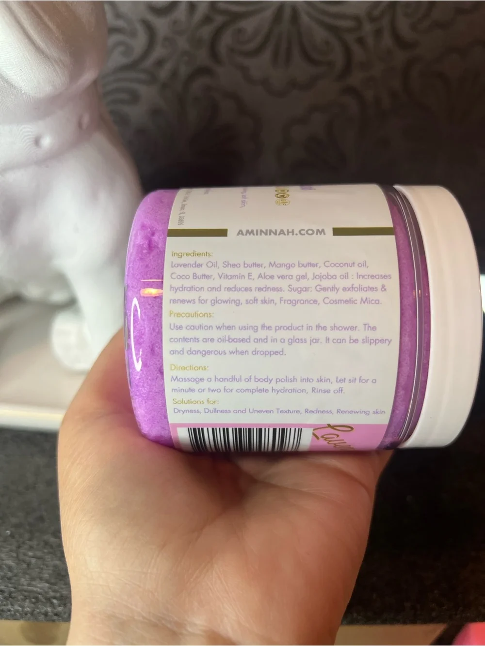 Lavender Sugar Polish -Exfoliating Body Scrub